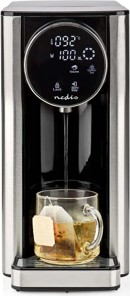 Nedis KAWD310FBK - Hot Beverage Dispenser - Insulated - Aluminum - Black - Touch - 2.7 l - 2600 W