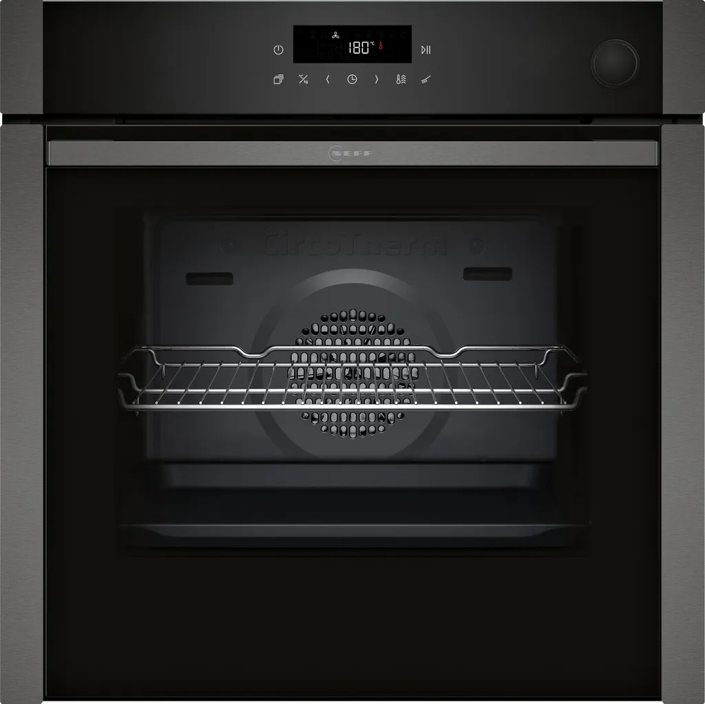 Neff B6AVJ7AG3 large EB oven A+ 71L 8 heating modes Hide AirFry Steam Pyro