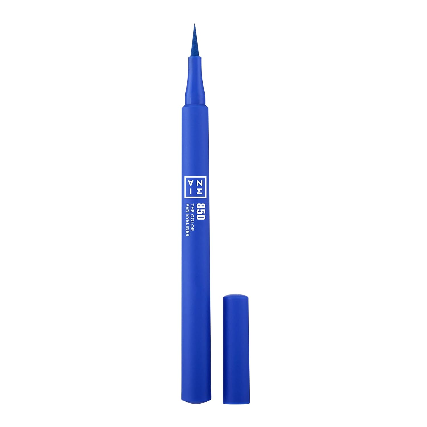 3ina make -up - The Color Pen Eyeliner 850 - Blue Liquid Eyeliner - 10H Long -Lasting Matte Eyeliner Pen with Precision Tip - Highly Pigmented Liquid Liner - Vegan - Cruethy Free