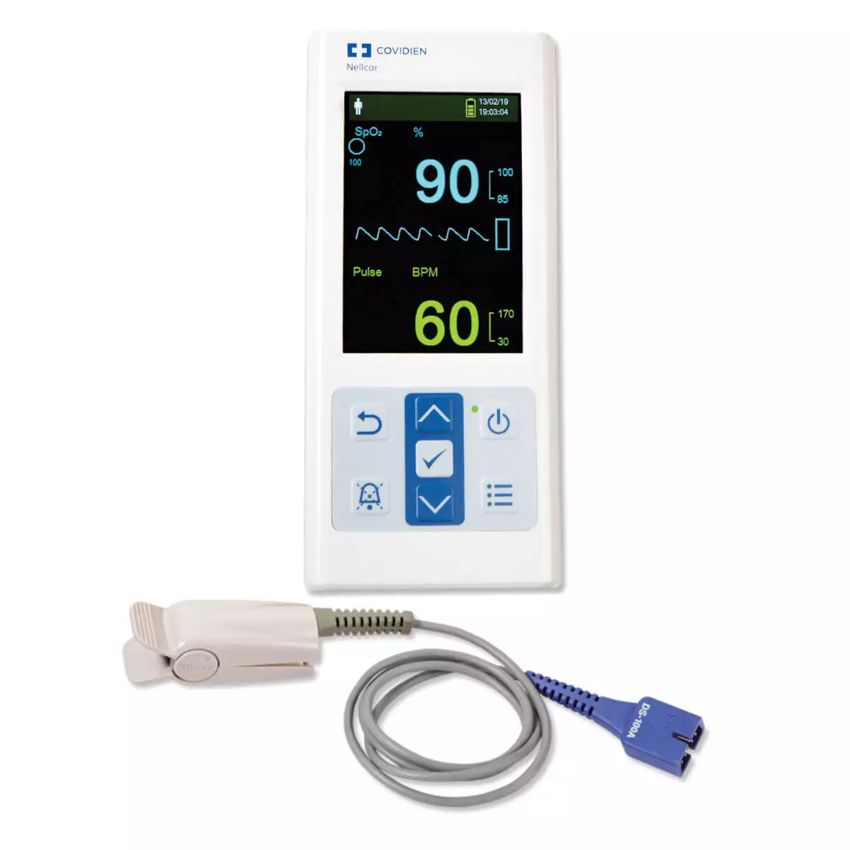 Nellcor PM10N pulse oximeter kit W 7 x H 15.6 x D 3.2 cm