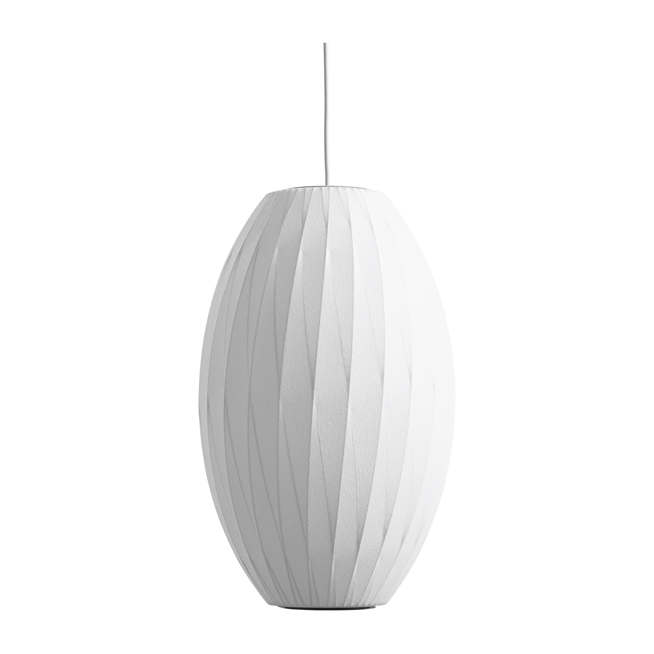 HAY Nelson Bubble Cigar crisscross Pendant Lamp M, Off white