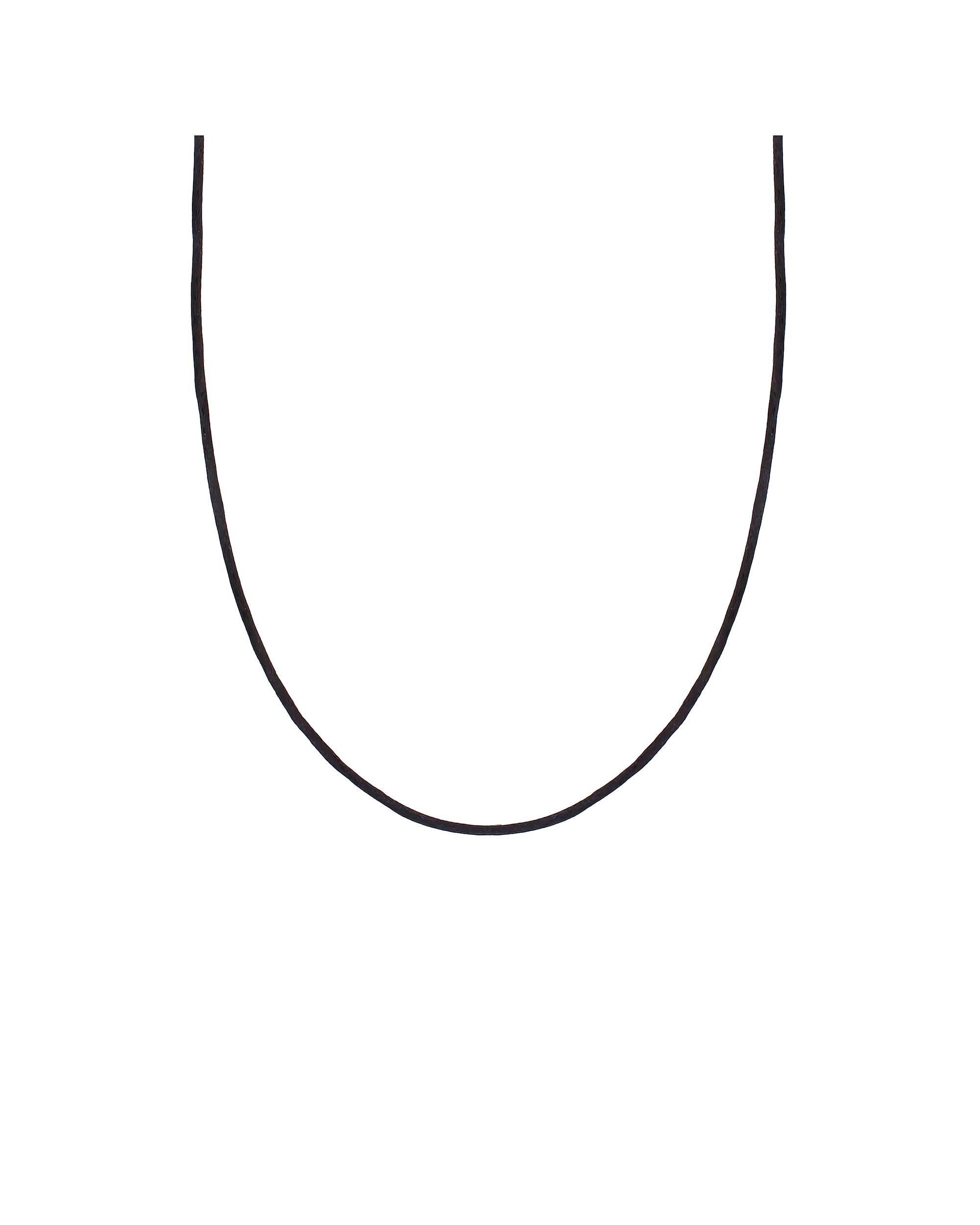 Nenalina necklace silk ribbon chain basic combinable 925 silver