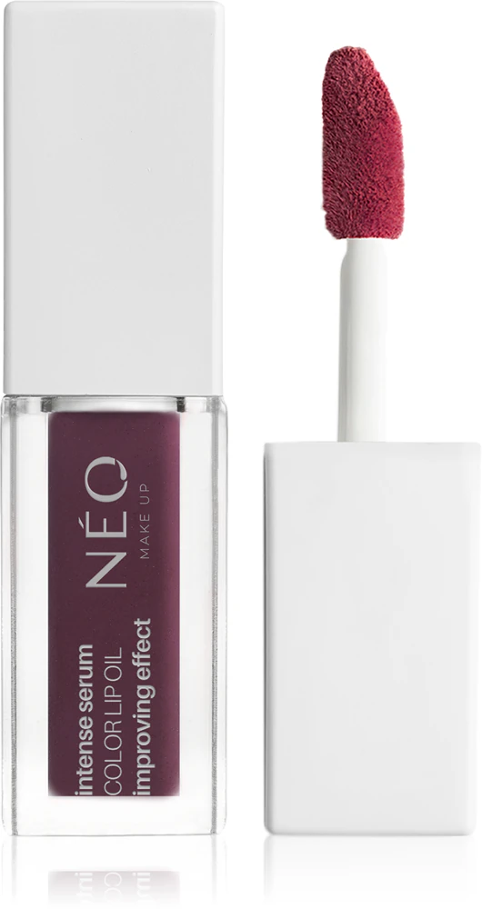 NEO MAKE UP Intense Serum Color Lip Oil hydrating glossy tint for lips Farbton 04 4,5 ml
