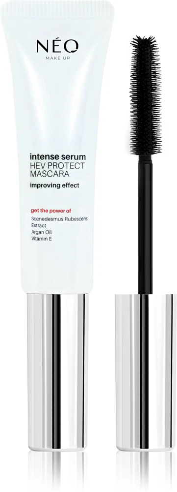 NEO MAKE UP Intense Serum HEV Protect Mascara Mascara for more volume and fullness Farbton Black 9 ml