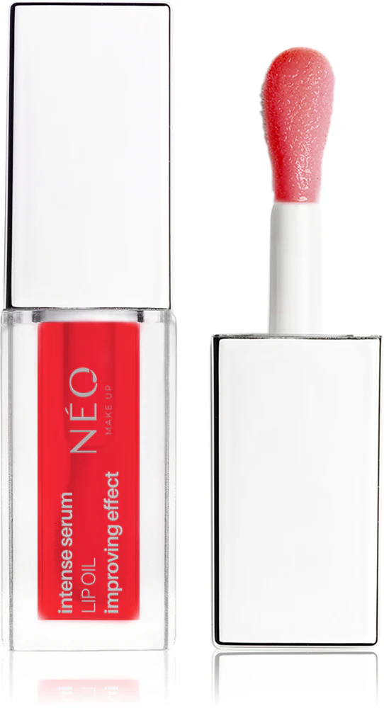 NEO MAKE UP Intense Serum Lip Oil nourishing oil for lips Farbton 06 Cherry 5 ml