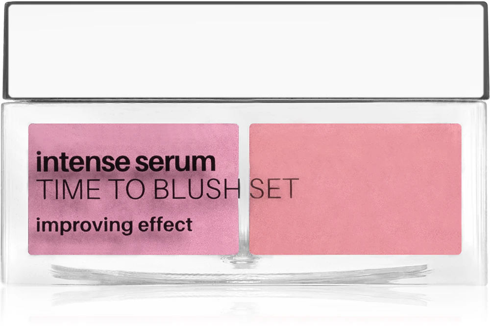 NEO MAKE UP Intense Serum Time To Blush Set powder blusher Farbton 01 Pink 6 g