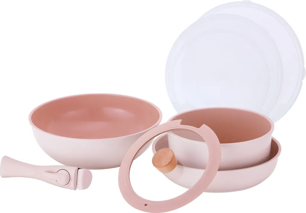 Neoflam Inc. Neoflam - MIDAS Plus 8 piece set - pink