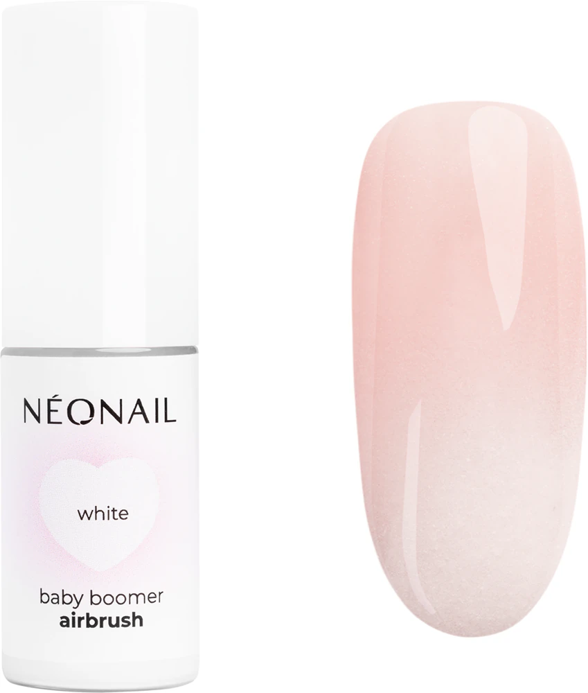 NEONAIL Baby Boomer Airbrush Color Powder for Nails Farbton White 5 g