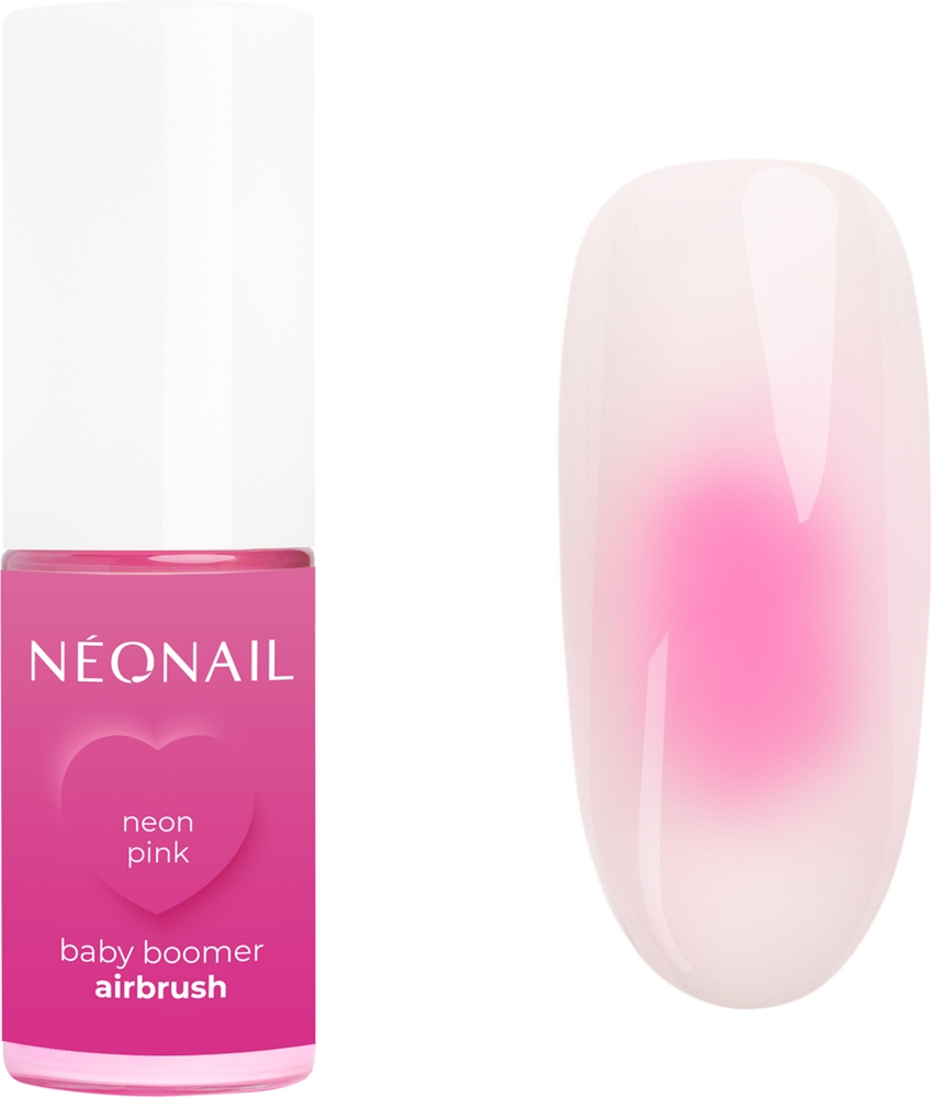 NEONAIL Baby Boomer Airbrush Color Powder for Nails Farbton Neon Pink 5 g