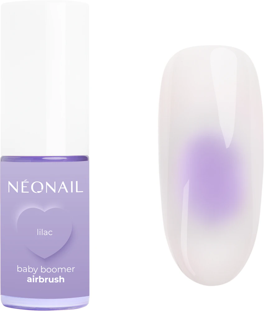 NEONAIL Baby Boomer Airbrush Color Powder for Nails Farbton Lilac 5 g