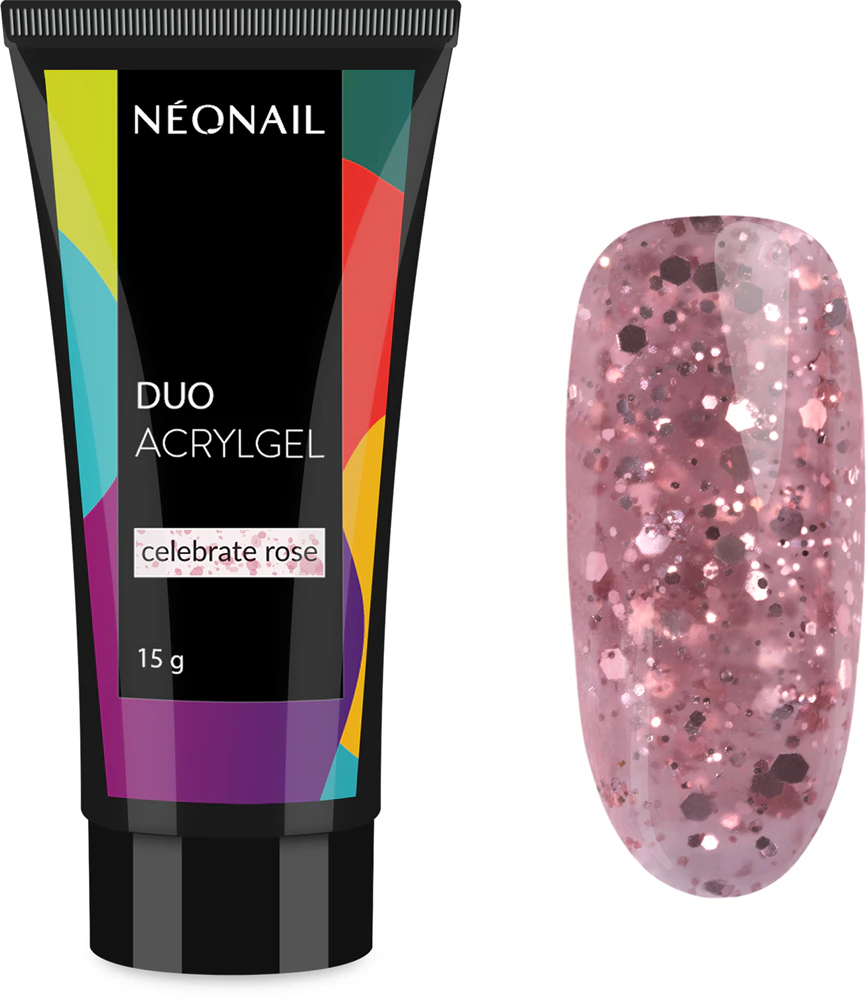 NEONAIL Duo Acrylgel Celebrate Rose Gel for nail modeling 15 g