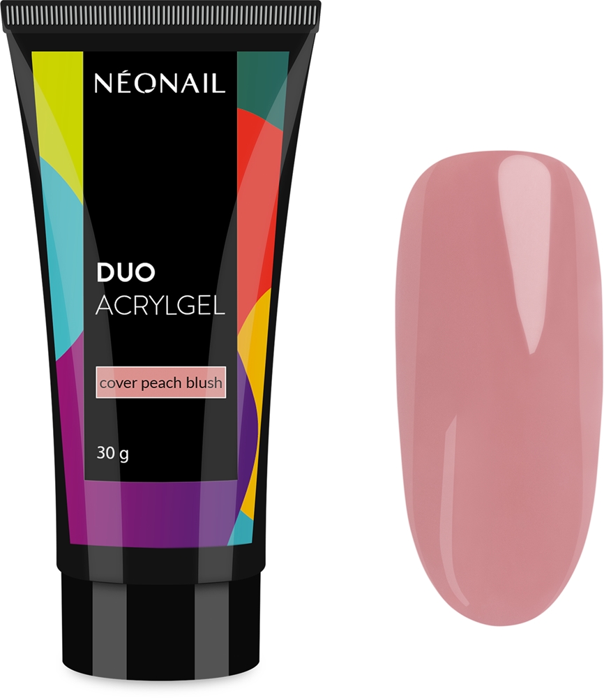 NEONAIL Duo Acrylic Gel Cover Peach Blush Gel for nail modeling 30 g