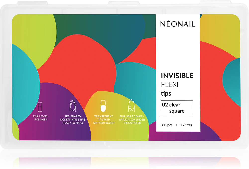 NEONAIL Flexi Tips Invisible Artificial Fingernails