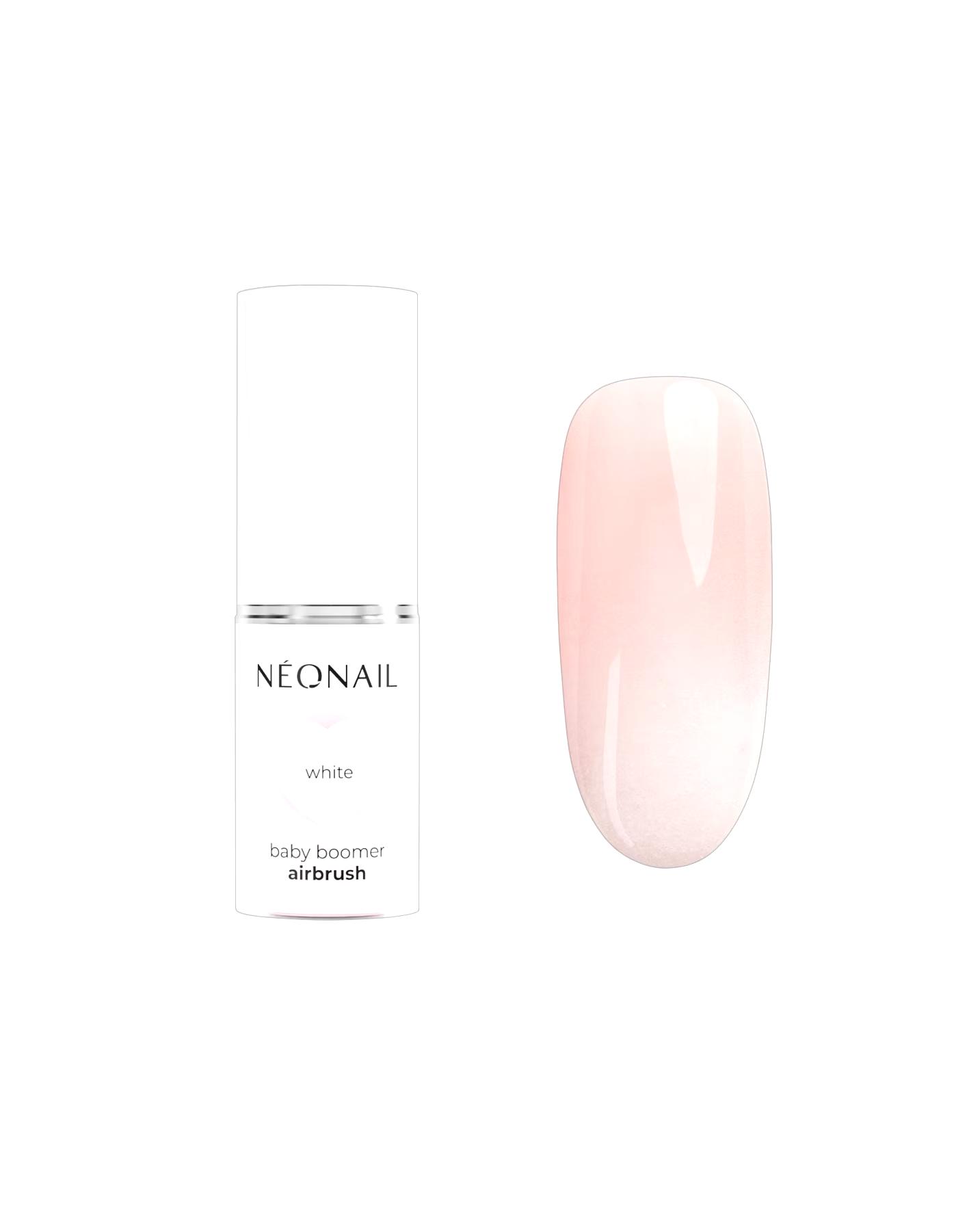 NEONAIL UV nail polish Baby Bloomer Airbrush WHITE