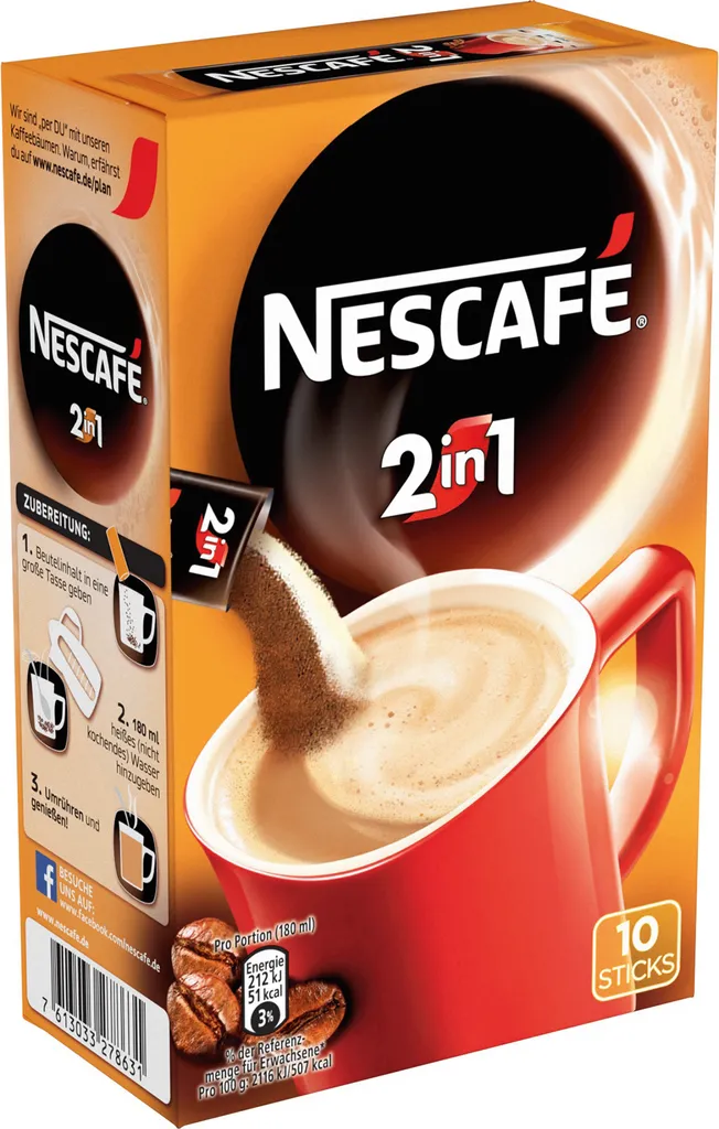 Nescafé 2-in-1, 10 sticks