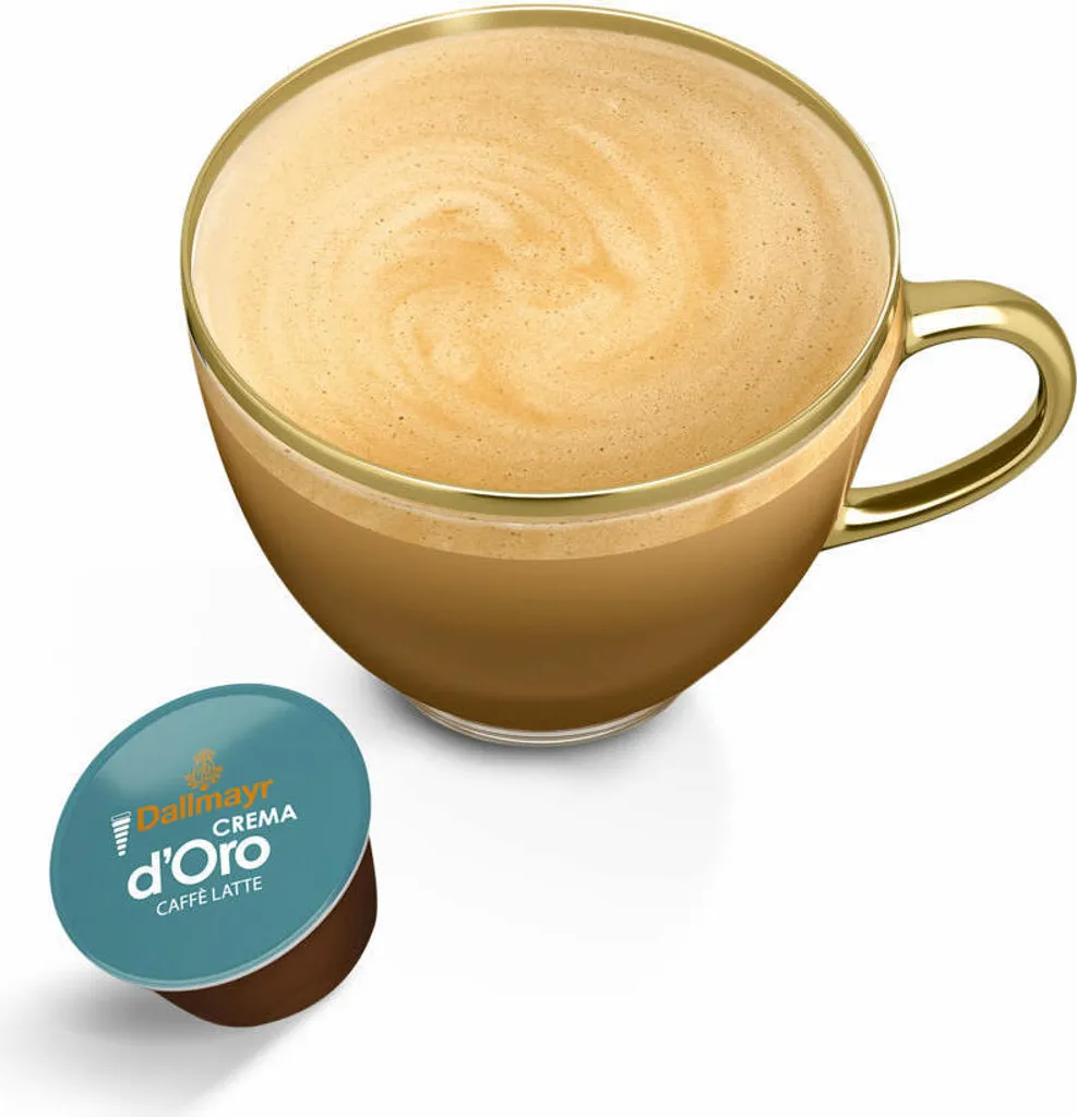 Nestlé Nescafé Dolce Gusto 3-pack Dallmayr Crema d'Oro Caffé Latte, coffee capsules, coffee, 48 capsules 480g