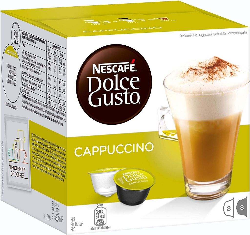Nestlé Nescafé Dolce Gusto Cappuccino (3 x 16 capsules)