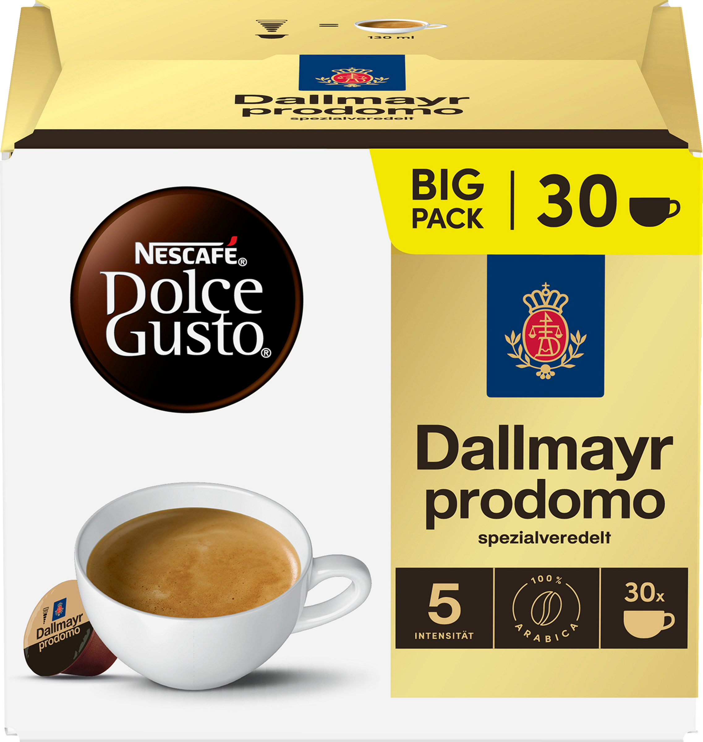 NESCAFE DOLCE GUSTO Nescafé Dolce Gusto Dallmayr prodomo coffee capsules (30 servings)