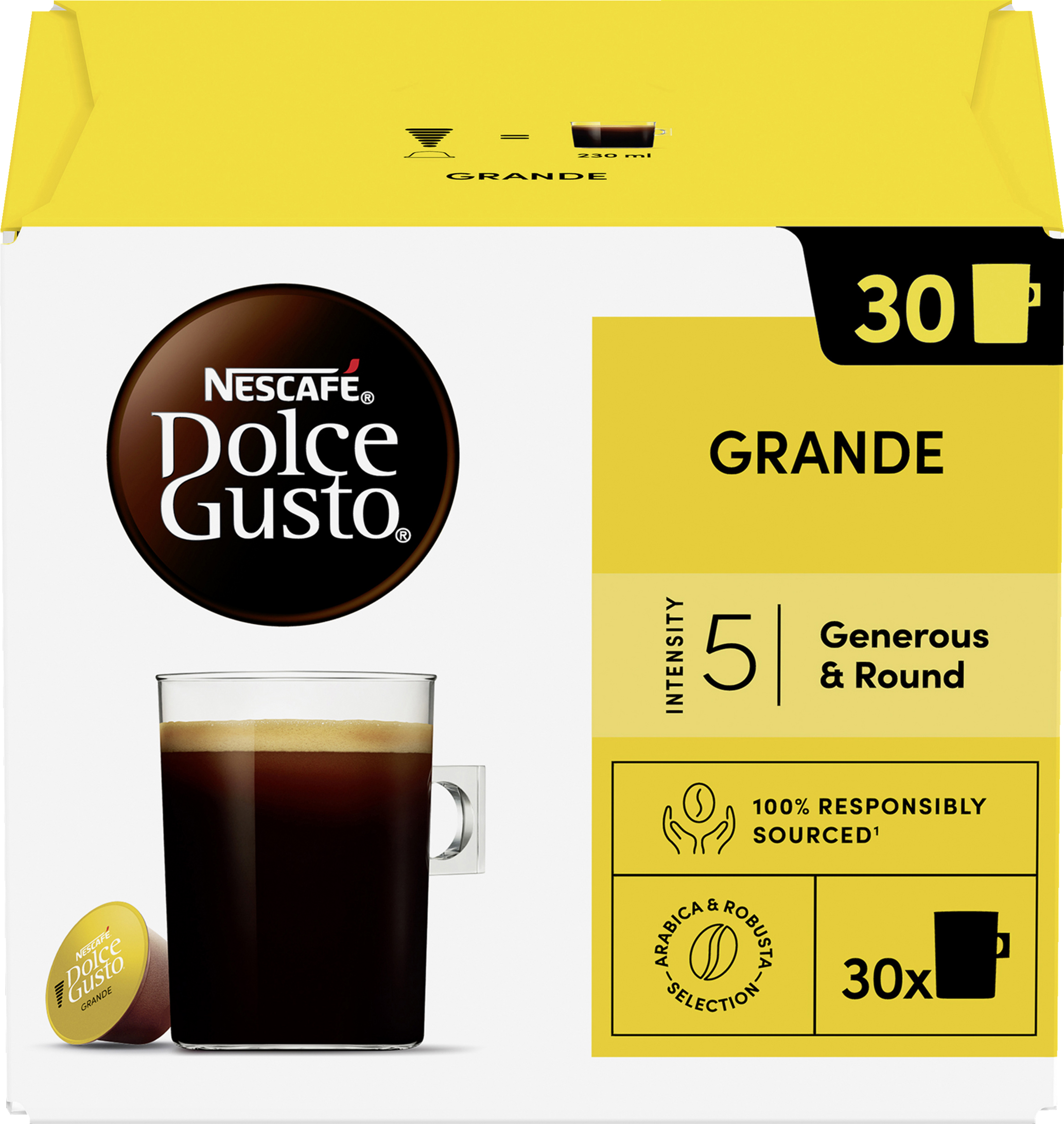 NESCAFE DOLCE GUSTO Nescafé Dolce Gusto Grande coffee capsules (30 servings)