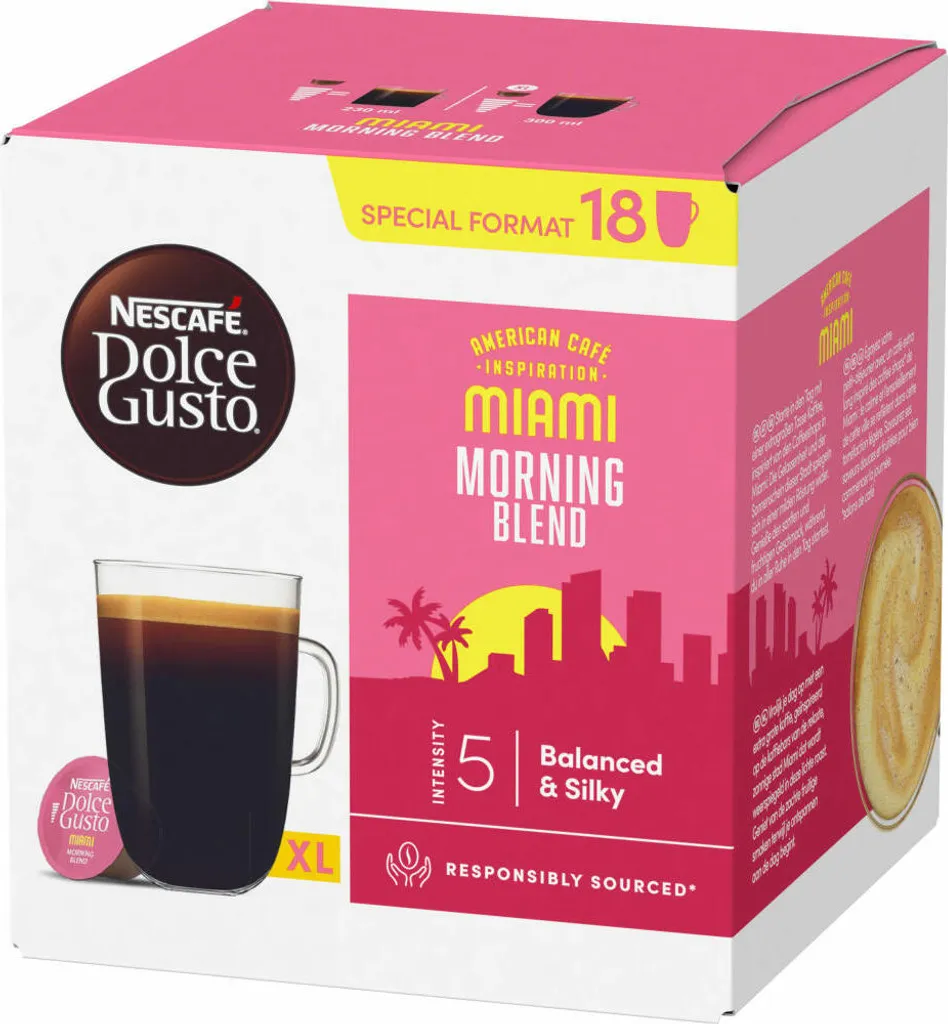 Nestlé NESCAFÉ Dolce Gusto Miami Morning Blend (1 pack (1 x 18 capsules))