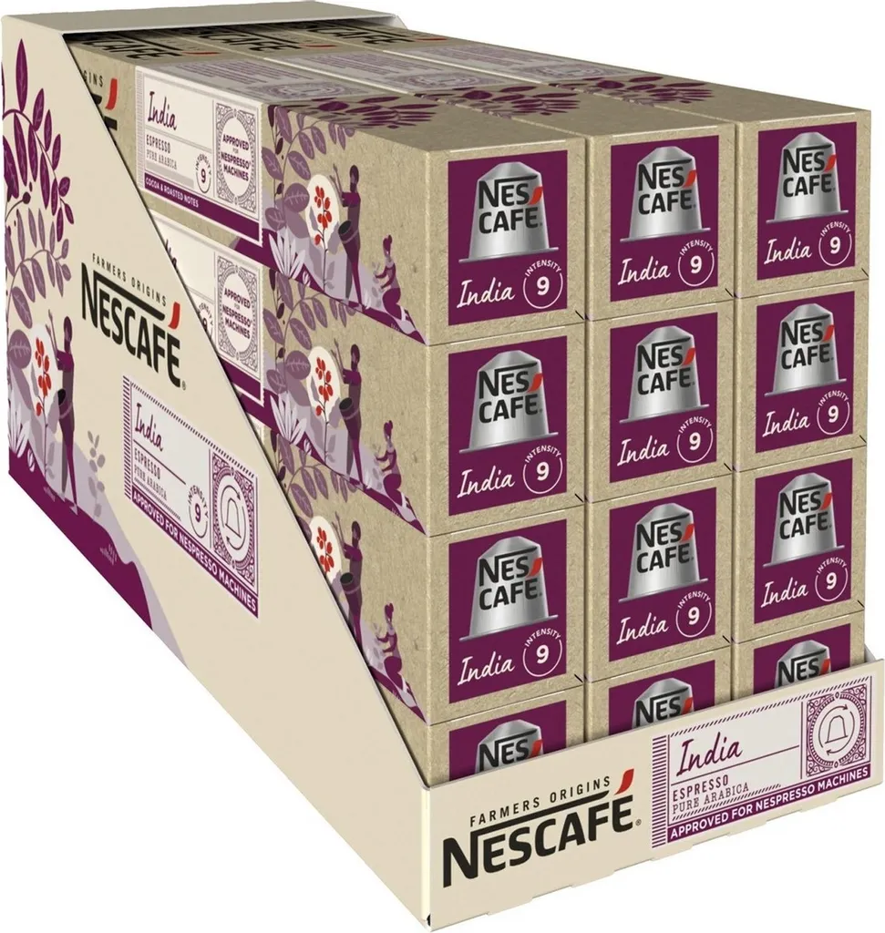 Nestlé NESCAFÉ Farmers Origins India Espresso for Nespresso (12 x 10 capsules)