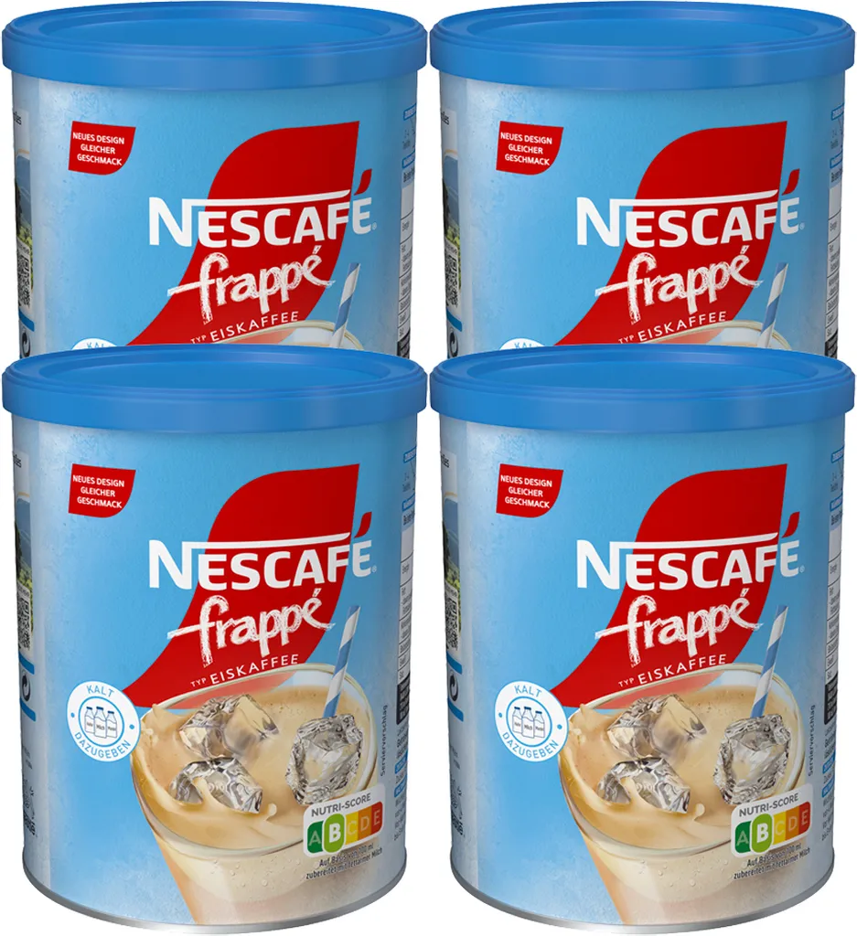 Nestlé Nescafe Frappe Iced Coffee Refreshing Coffee Blend 275g 4-pack