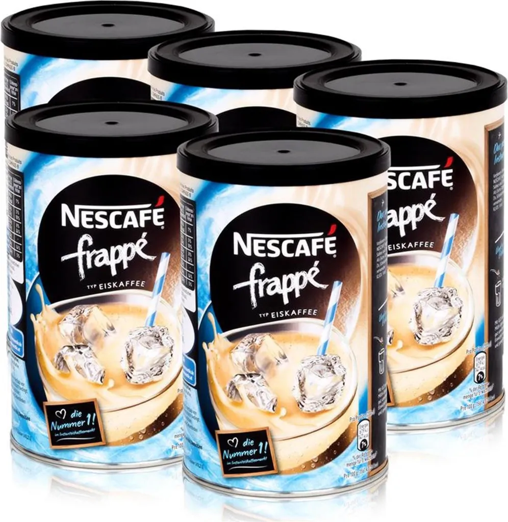Nestlé Nescafé frappé type iced coffee 275g - powdered drink with instant coffee (pack of 5