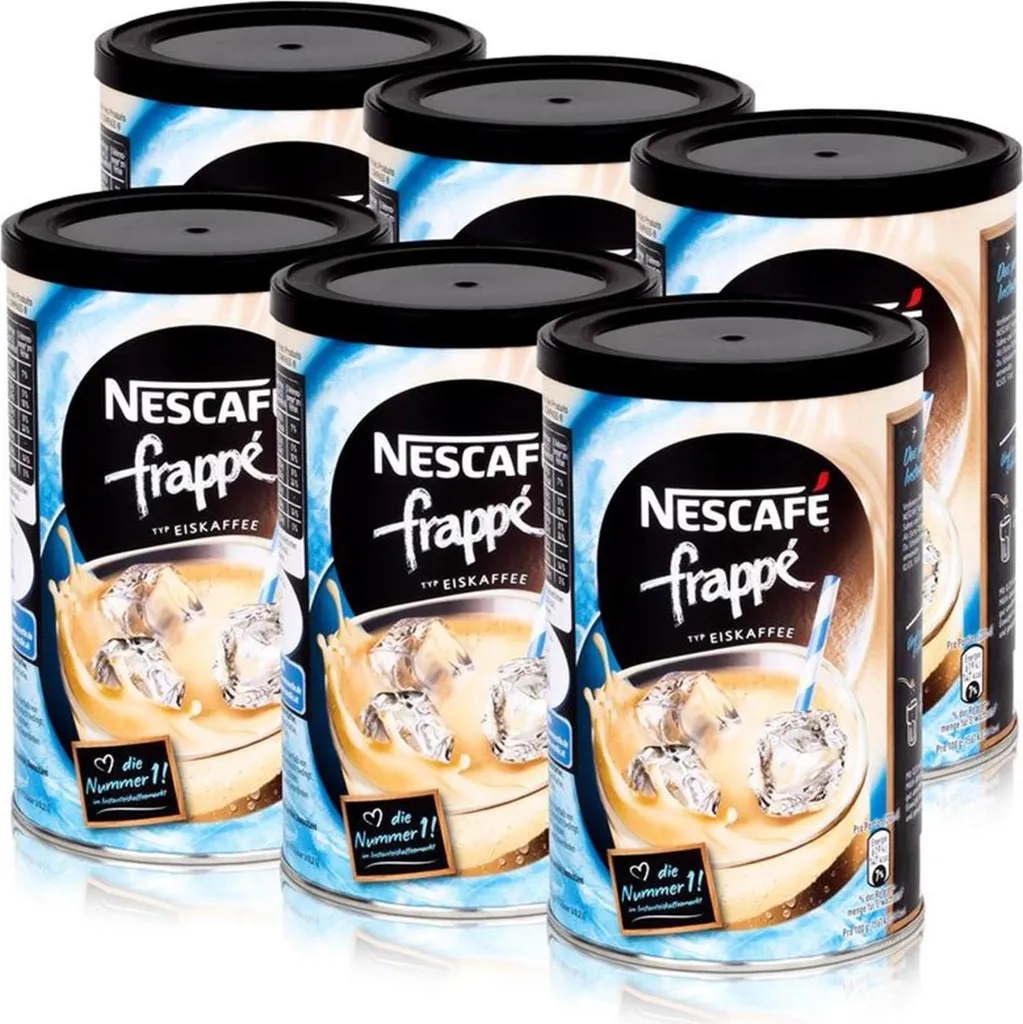 Nestlé Nescafé frappé iced coffee 275g - drink powder with instant coffee (6 pack)