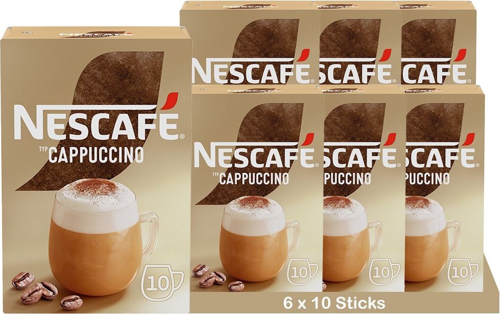 Nestlé NESCAFÉ Gold Type Cappuccino Creamy Delicate (6 x 10 x 14g)