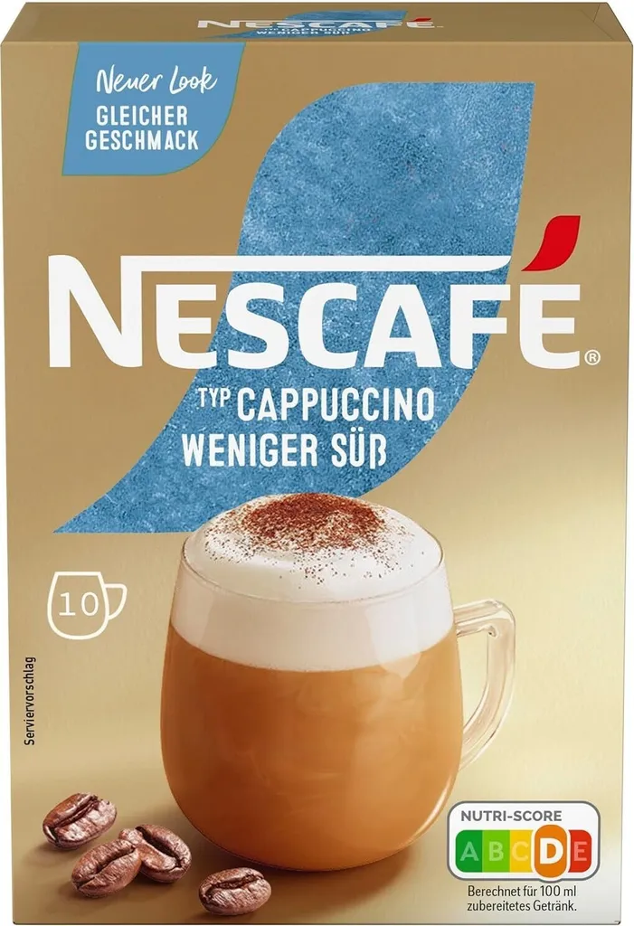 NESCAFÉ Gold Cappuccino Less Sweet Sticks, (1 x 125g) 125g