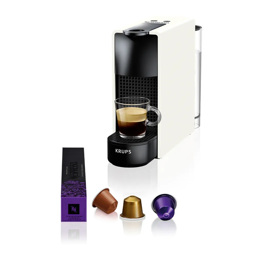 Nespresso Krups Essenza Mini XN1101 Capsule Machine | 19 bar | White
