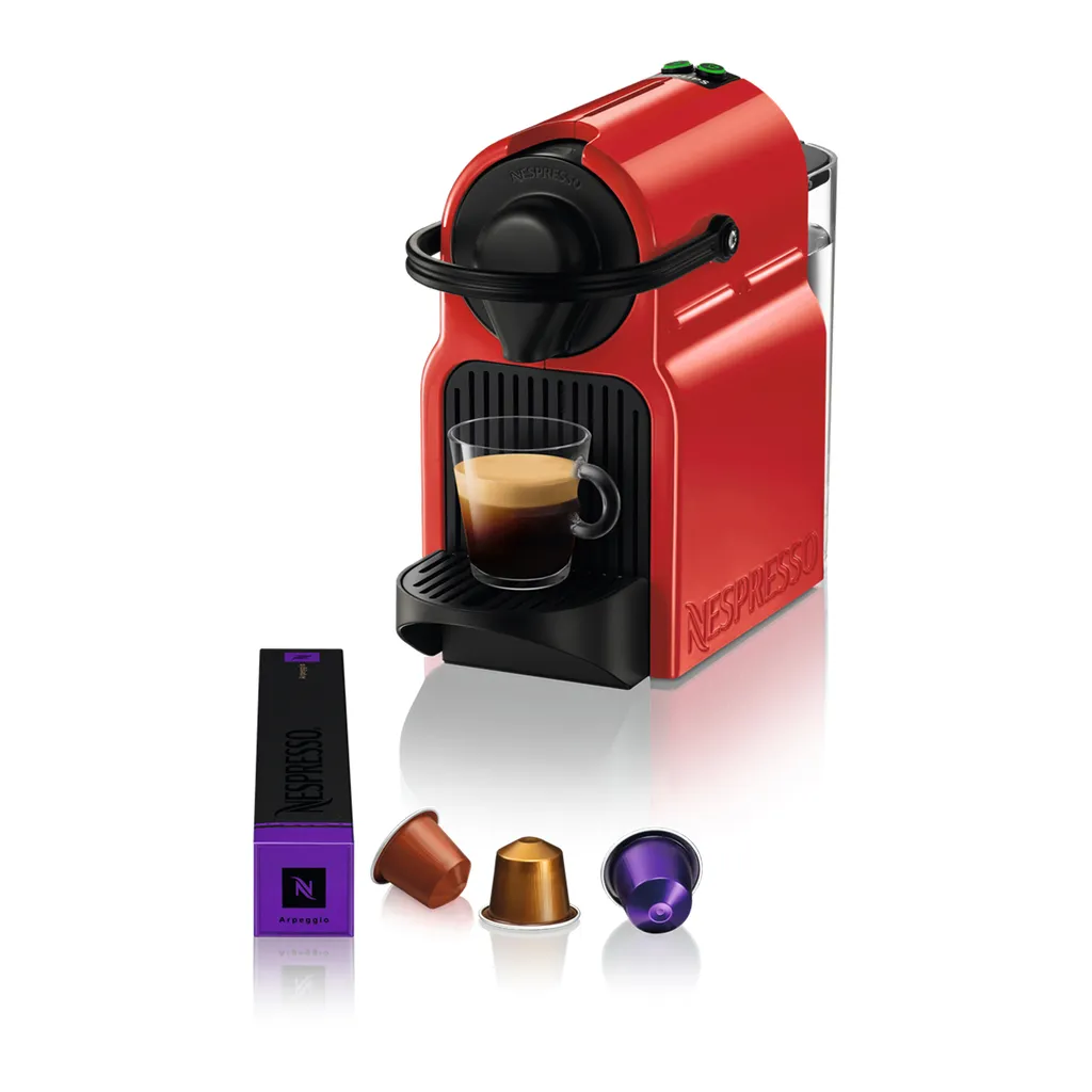 Nespresso Krups Inissia XN1005F capsule machine | 19 bar | Red