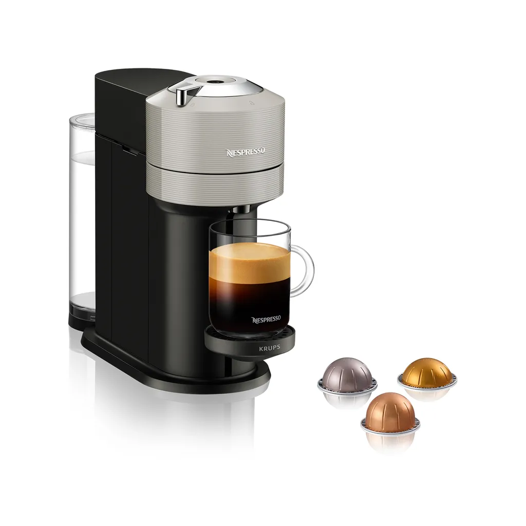 Nespresso Krups Vertuo Next XN 910 B | 1500W | Light gray