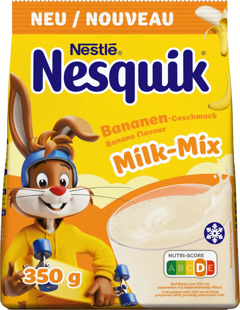 Nestlé Nesquik Banana Flavored Drink Powder Refill Pouch 350g