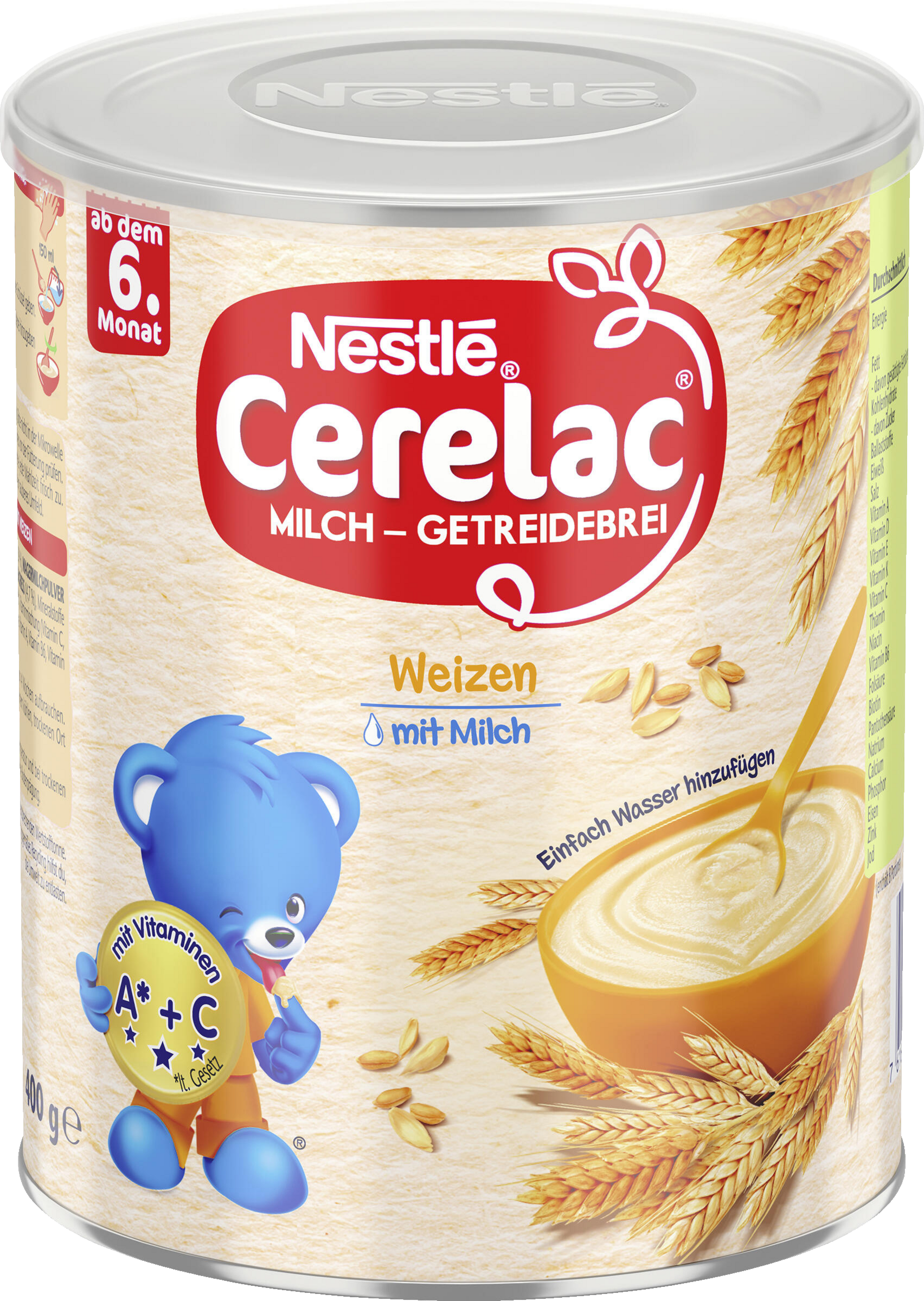 Nestlé Cerelac Milk Cereal Porridge Wheat from 6 months
