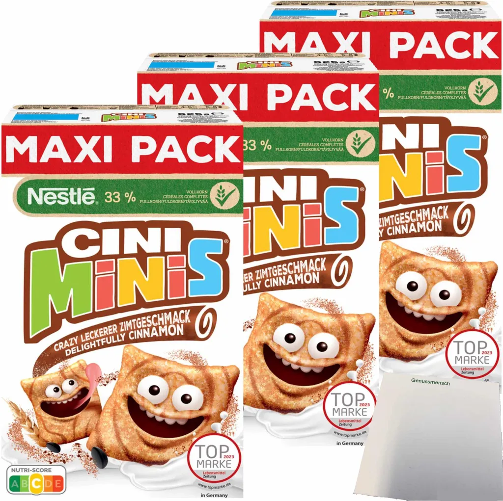 Nestlé Cini Minis Maxi Pack 3 pack (3x625g pack) + usy block 1887g