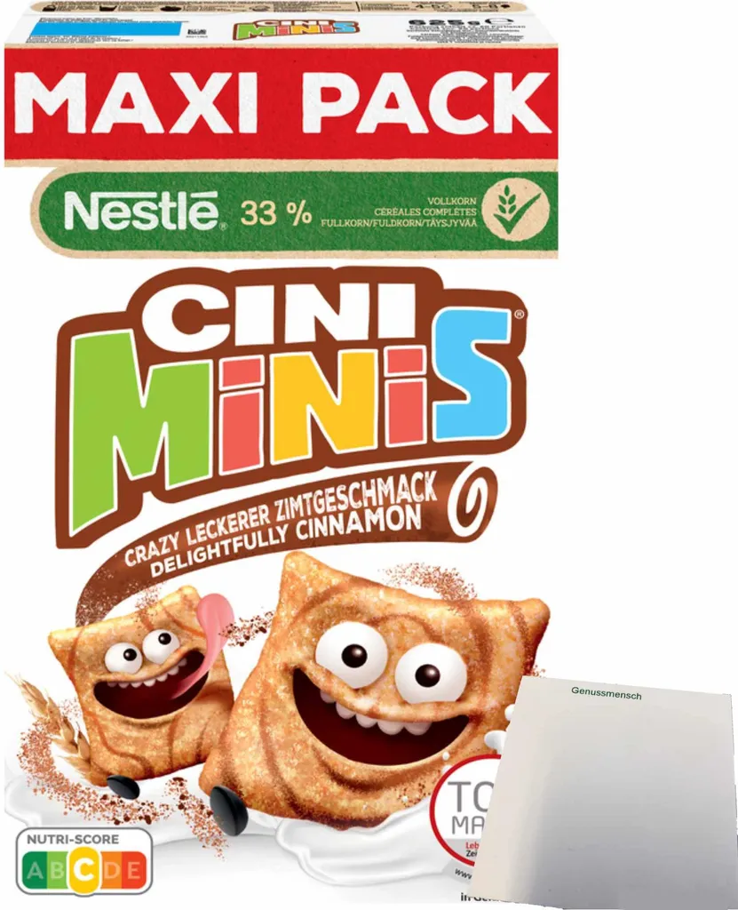 Nestlé Cini Minis Maxi Pack (625g pack) + usy Block 637g