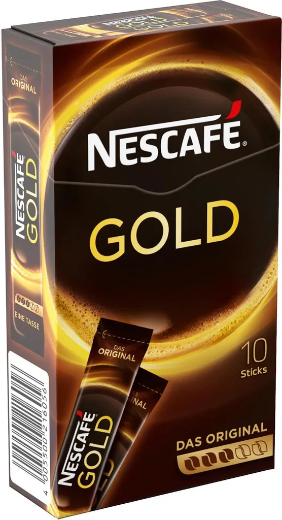 Nestlé Nescafe Gold instant coffee 10 sticks 20 g