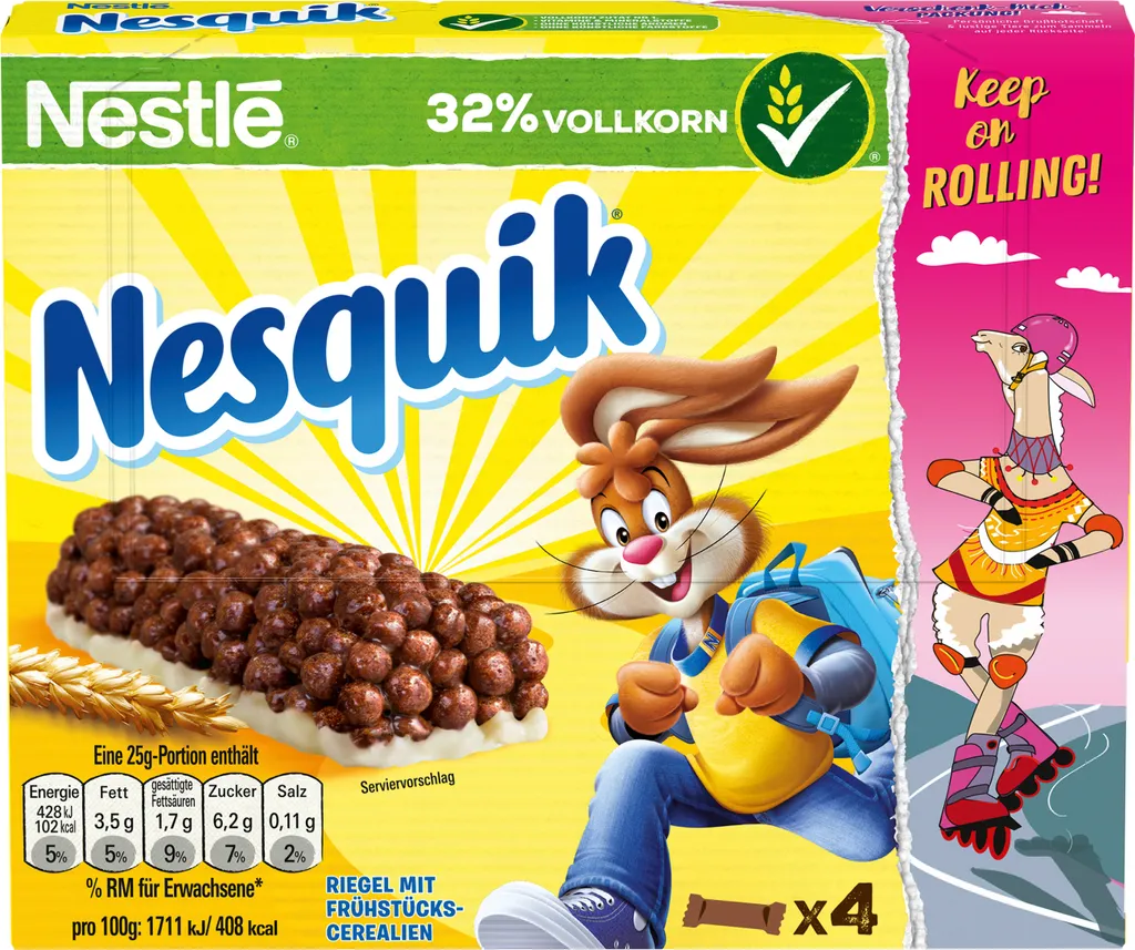 Nestlé NESTLE NESQUIK cereal bars 4-pack (4x25g)