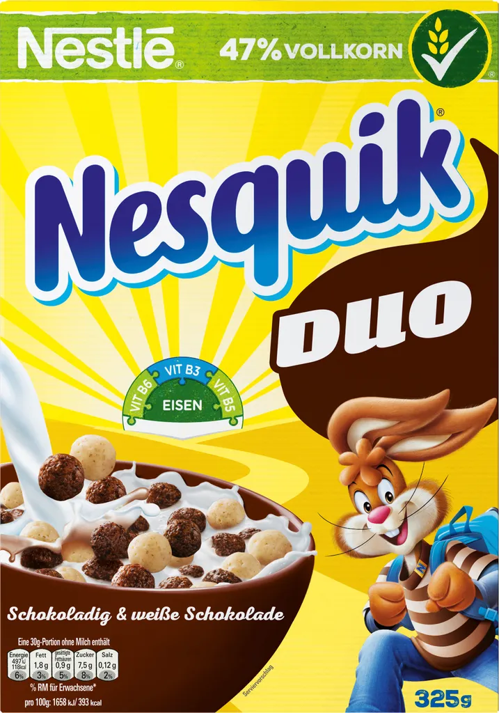 NESTLE NESQUIK DUO cereals 325g