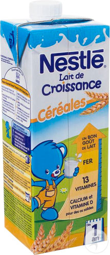 Nestlé Belgilux Nestlé growth milk with grains from 12 months carton 1l