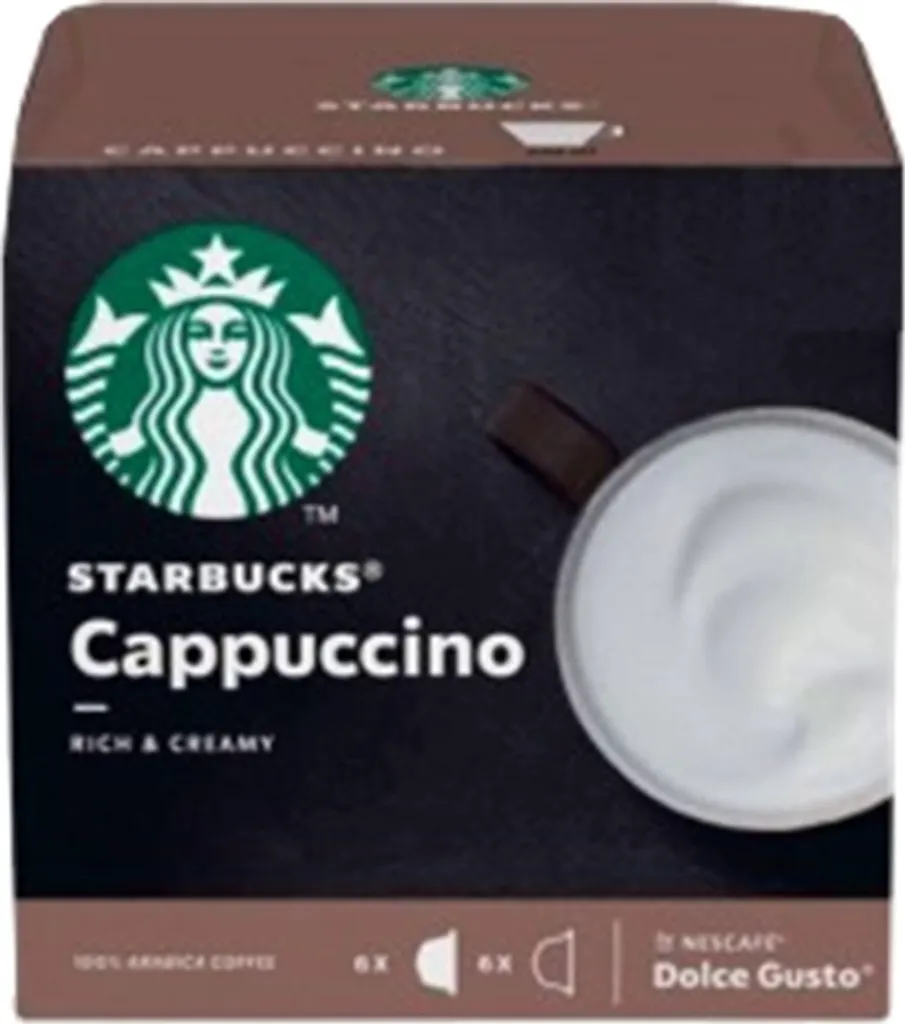 Nestlé NEW! NESCAFÉ® Dolce Gusto® Starbucks® Cappuccino - 12 capsules / 6 servings
