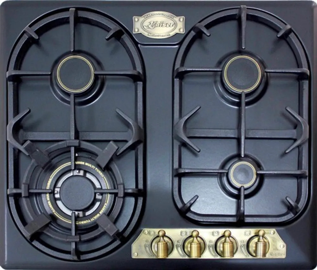 NEW Kaiser Empire KG 6325 Em Turbo Gas Hob 60cm Self-sufficient Hob 4 High-quality Burners with 3.8 kW WOK