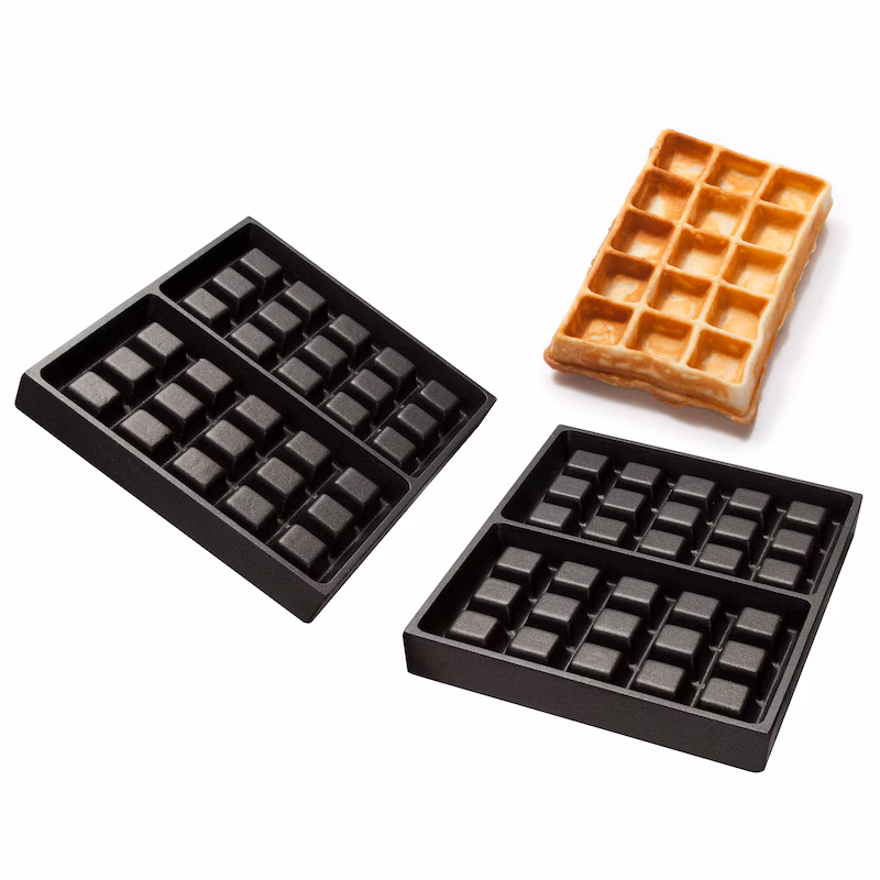 Neumärker® Brussels Baking Plate Set for SWiNG ​​Baking System | Cast Aluminum with Non-Stick Coating