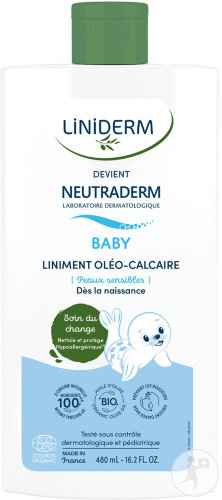 Neutraderm Baby Liniment Organic Bottle 480ml