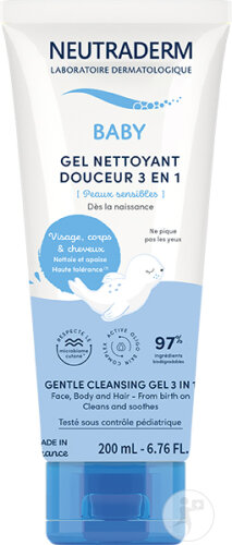 Neutraderm Baby Gentle Cleansing Gel 3in1 Tube 200ml
