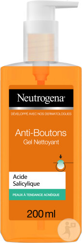 Neutrogena anti-pimple cleansing gel pump bottle 200ml