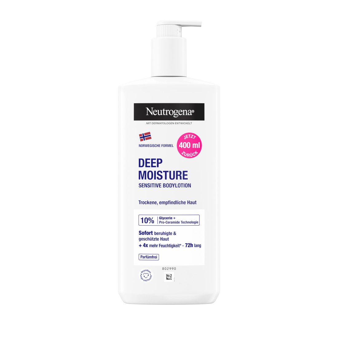 Neutrogena - Body lotion "Deep Moisture sensitive" 0,4 l
