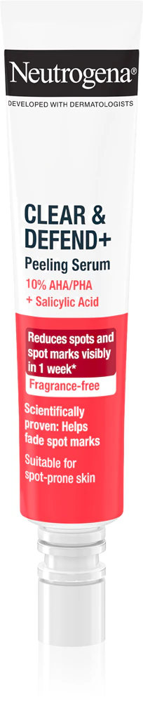 Neutrogena Clear & Defend+ facial serum for acne