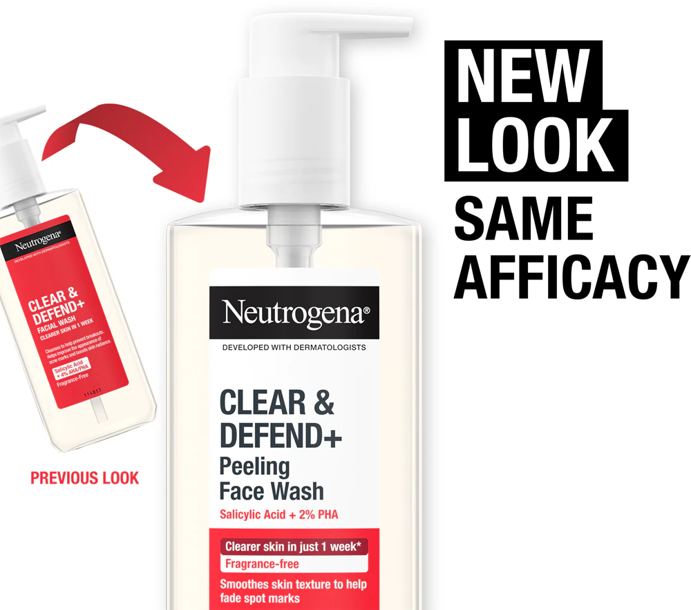 Neutrogena Clear & Defend+ Acne Cleansing Gel